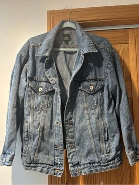 wild fable Light Blue Oversized Denim Jacket